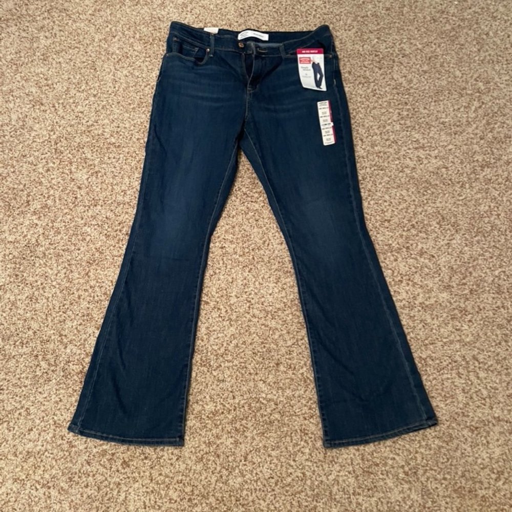 Levi's Women's Simply Stretch Mid Rise Boot Cut Jeans